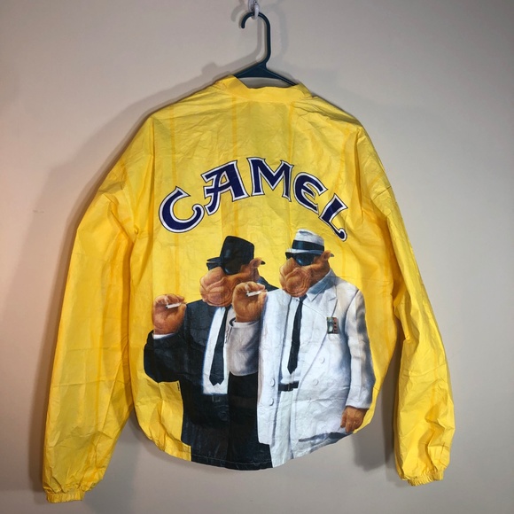 American Vintage Jackets & Blazers - Camel Cigarettes Windbreaker